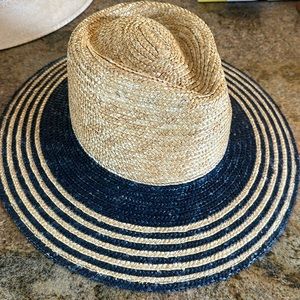 Brixton Joanna Festival Wheat Straw Fedora Hat